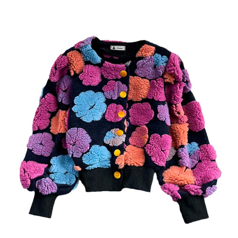 Chaqueta vintage con estampado floral