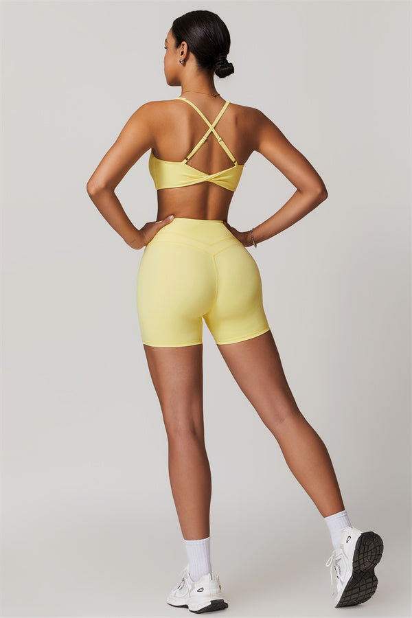 Ensemble 2 pièces Enigma : brassière de sport et short