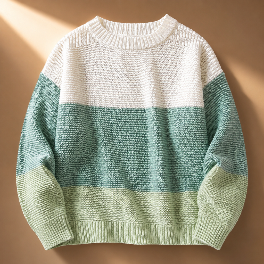 Prenda de punto con bloques de color Frances Signature