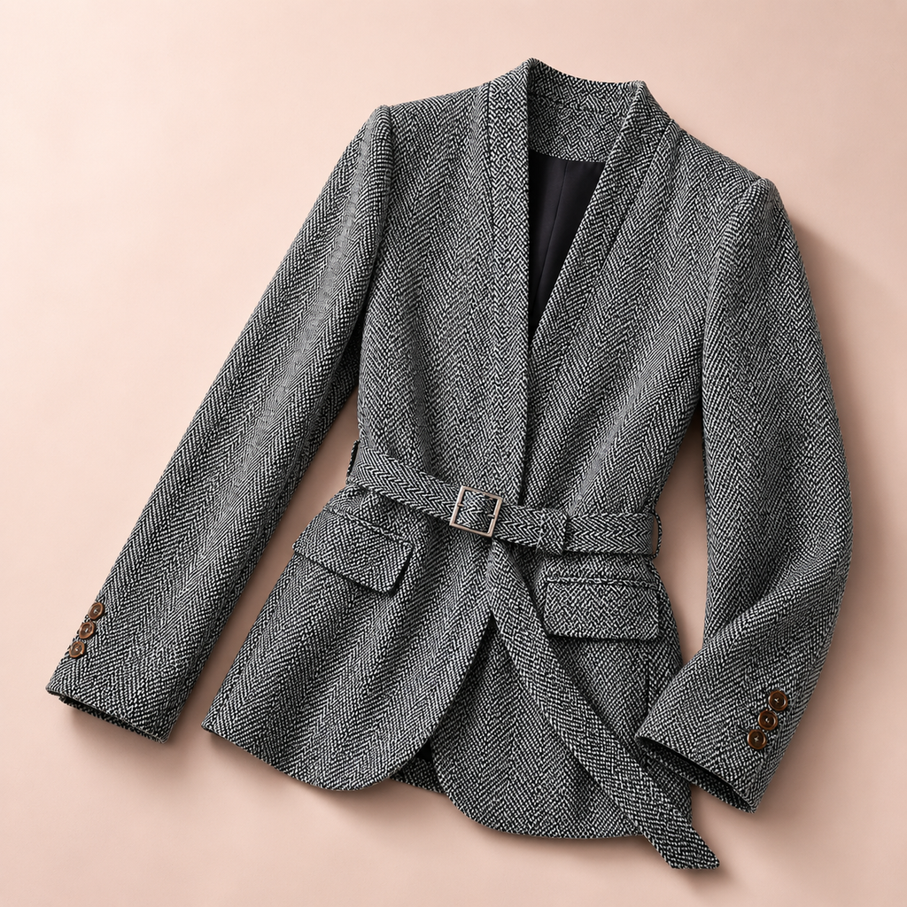 Chaqueta Sutton con cinturón