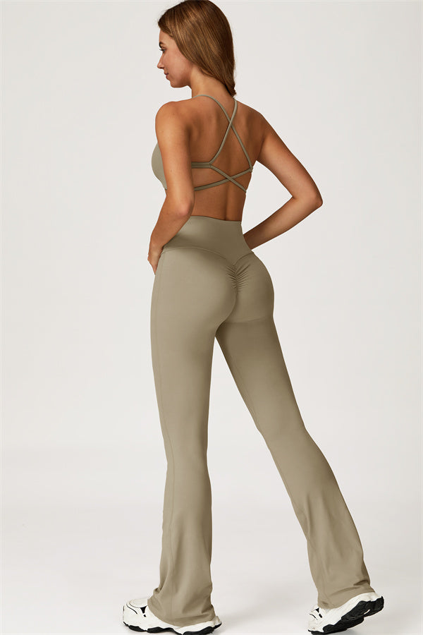 Lily 2-delige set met sport-bh en uitlopende legging
