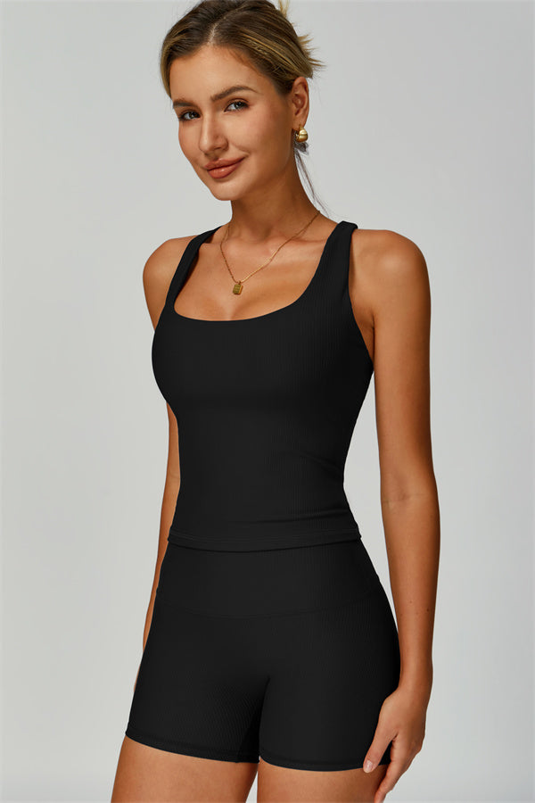 Conjunto Burst de 2 piezas: camiseta sin mangas y shorts