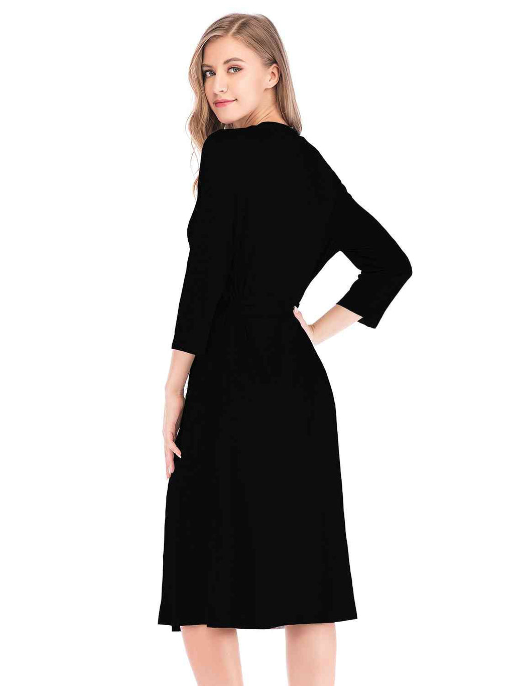 Plunge Tie Front Night Dress  Shop One Place
