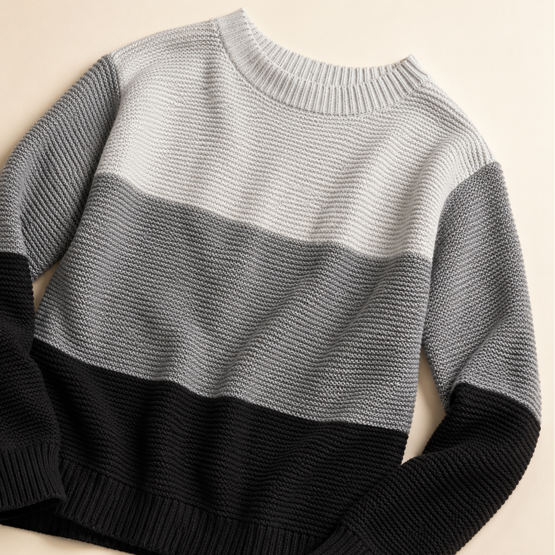 Prenda de punto con bloques de color Frances Signature