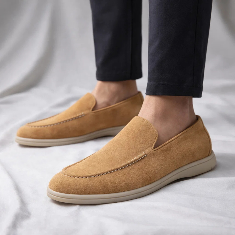 Mocasines de ante Fazio