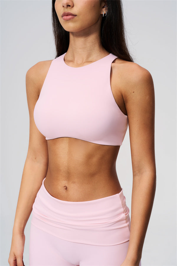 Ensemble 2 pièces Twirl : brassière de sport dos nu et legging corsaire