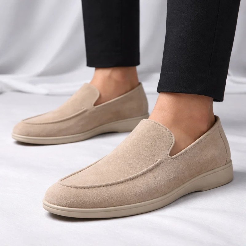 Mocasines de ante Fazio