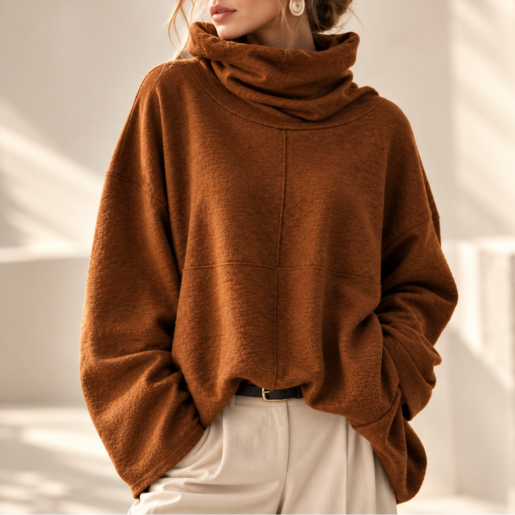 Jersey de punto con cuello distintivo Anabelle
