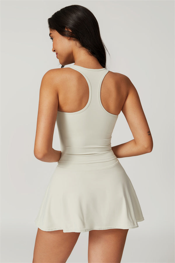 Set da 2 pezzi Dynamic: crop top e gonna da tennis