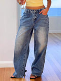 Jeans de pierna ancha con bolsillos — Relajados, refinados y listos para todo