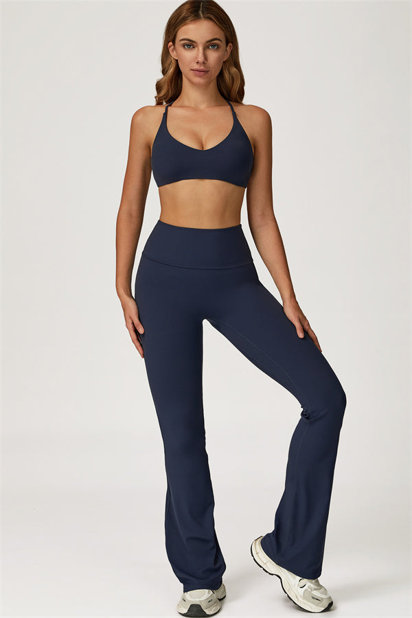 Lily 2-delige set met sport-bh en uitlopende legging