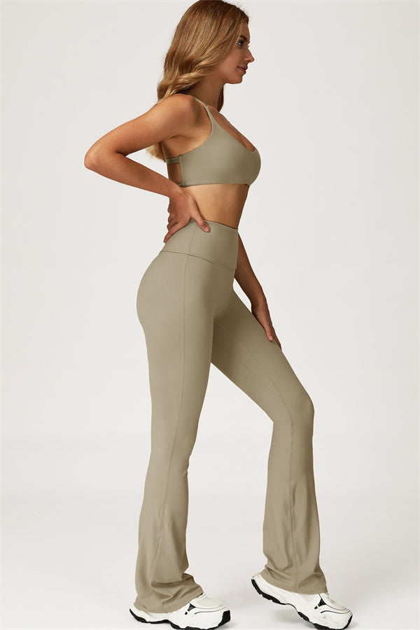 Lily 2-delige set met sport-bh en uitlopende legging