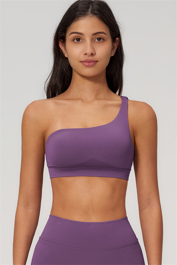 Empower 2-delige set: sportbeha met één schouderband en legging