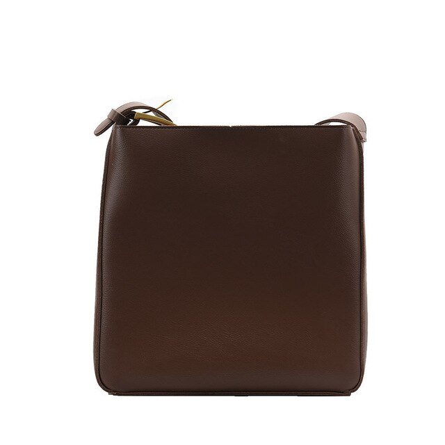Bolso de cuero con asa superior