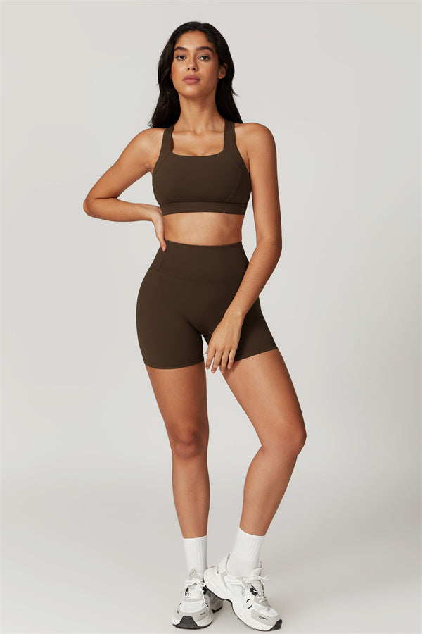 Conjunto de 2 piezas Eloise: sujetador deportivo y shorts