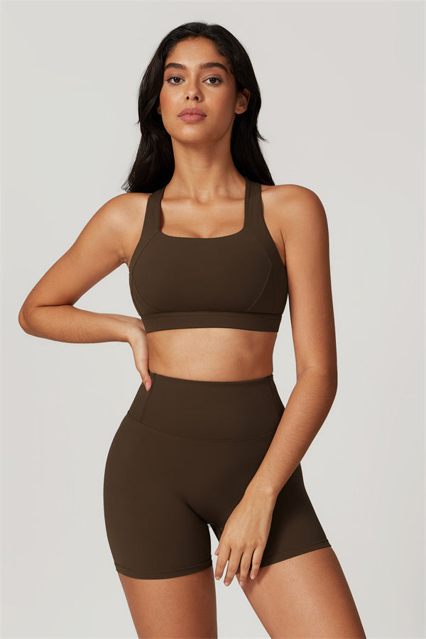 Conjunto de 2 piezas Eloise: sujetador deportivo y shorts