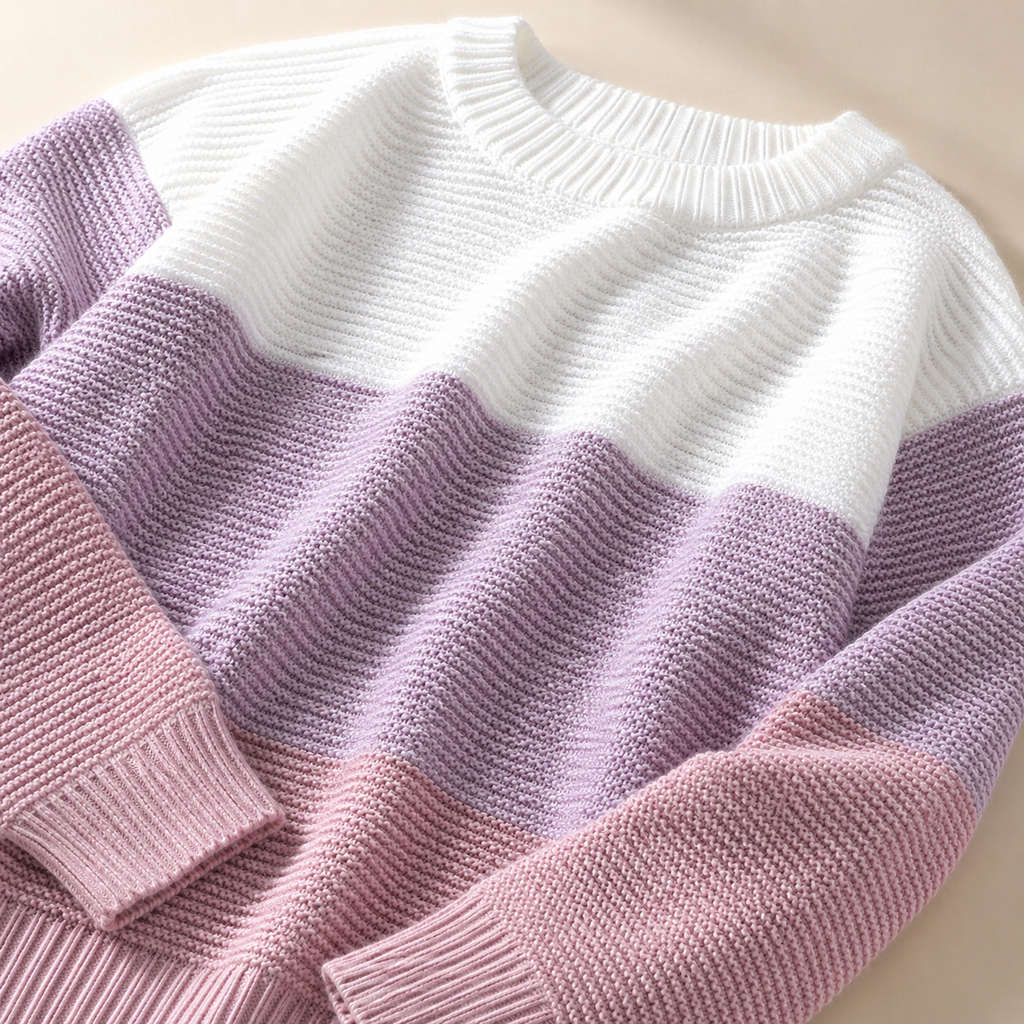 Prenda de punto con bloques de color Frances Signature