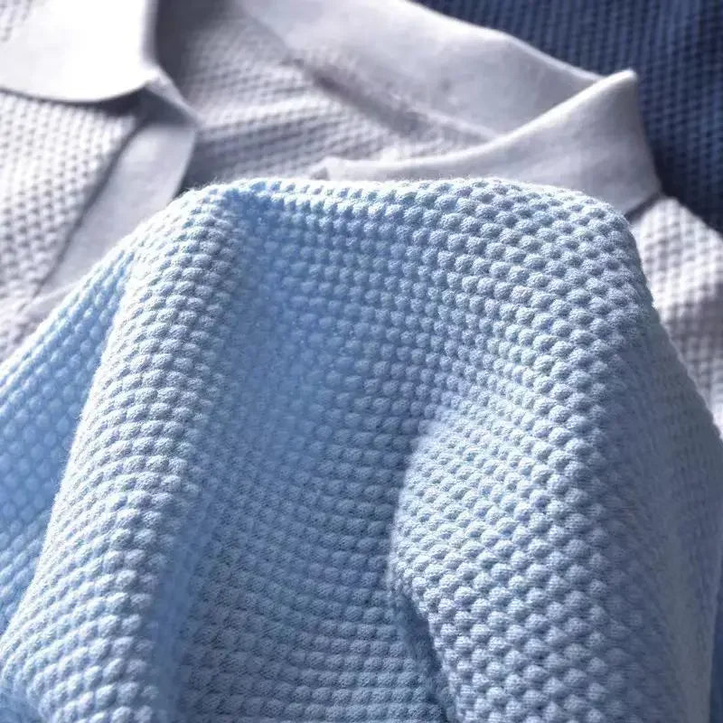 Polo Wesley de punto gofrado