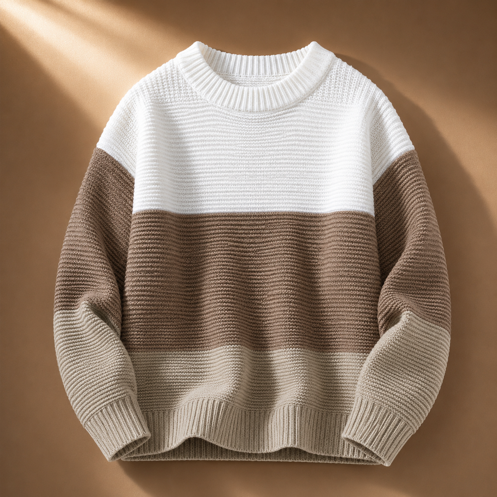 Prenda de punto con bloques de color Frances Signature