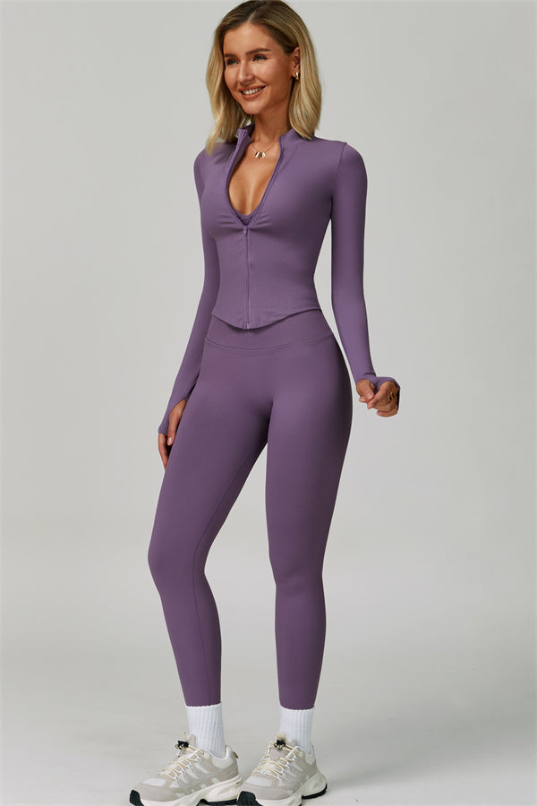 Empower 3-delige set: jasje, sportbeha en legging