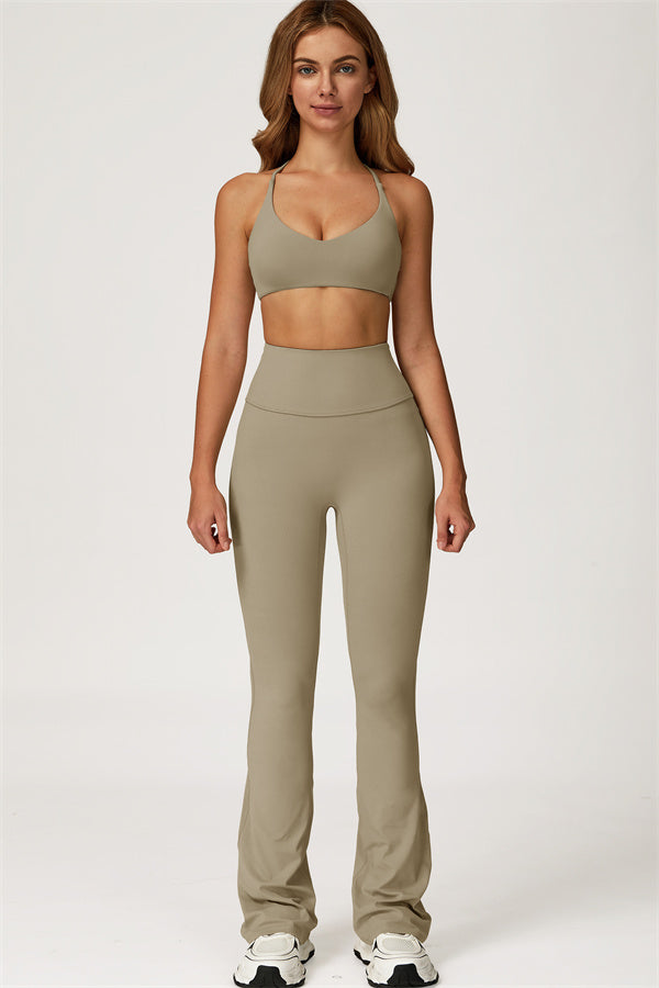 Lily 2-delige set met sport-bh en uitlopende legging