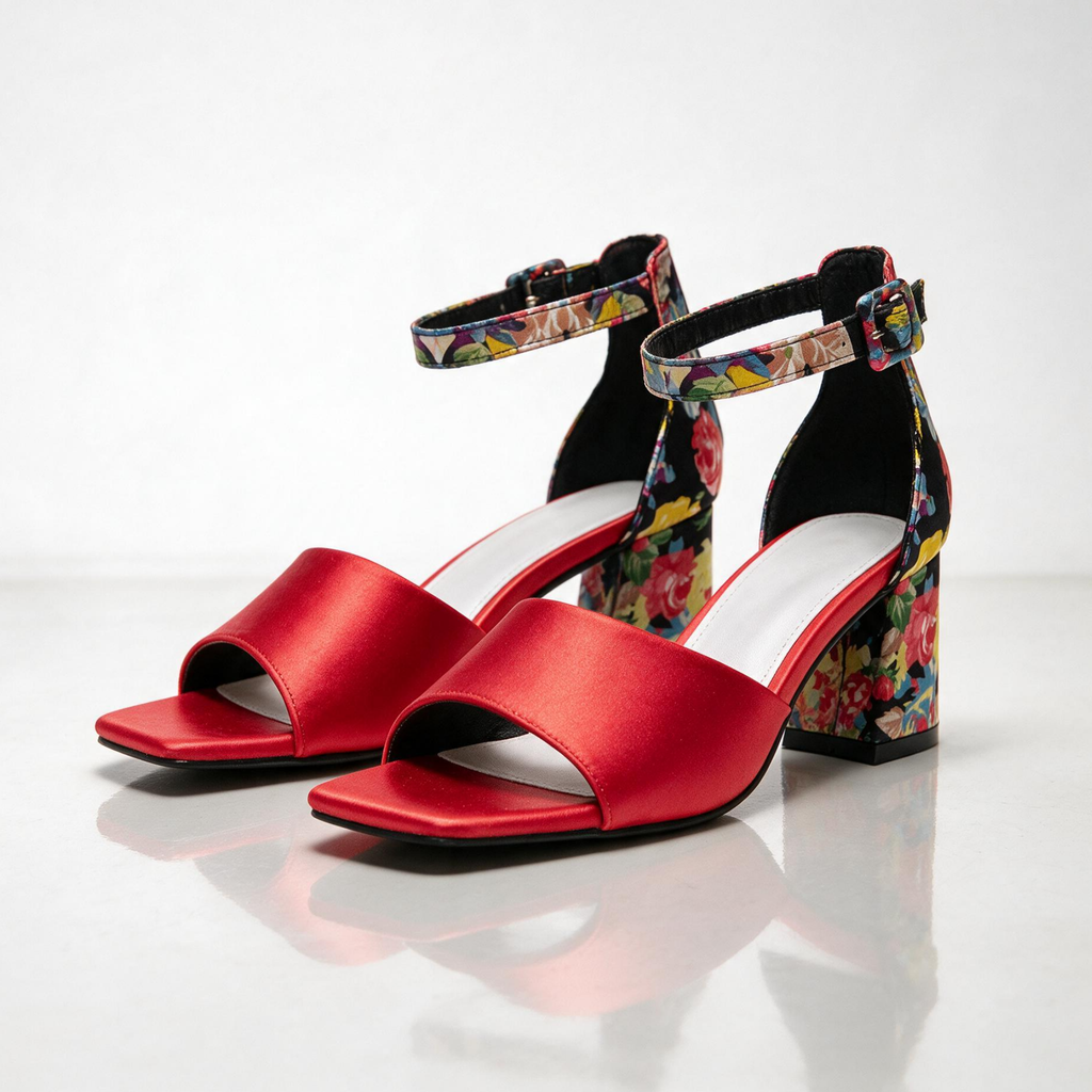 Tacones florales Klara May