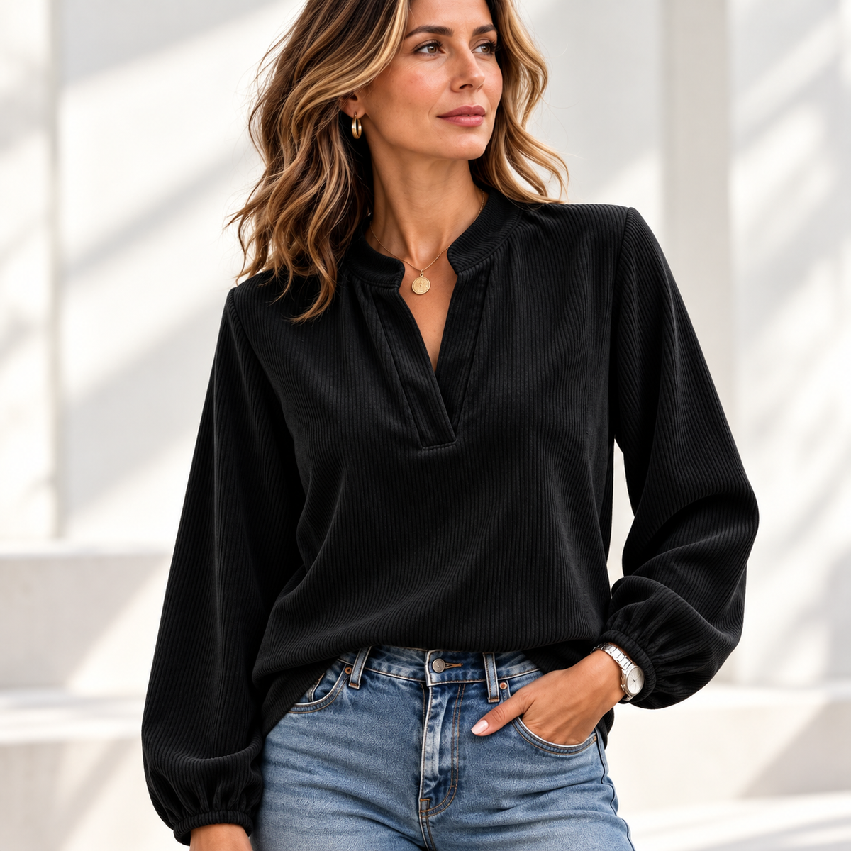 Blusa de pana Margot