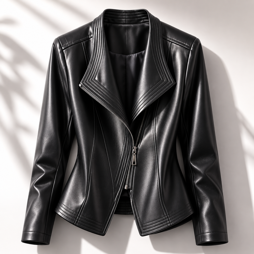 Chaqueta de cuero Francesca