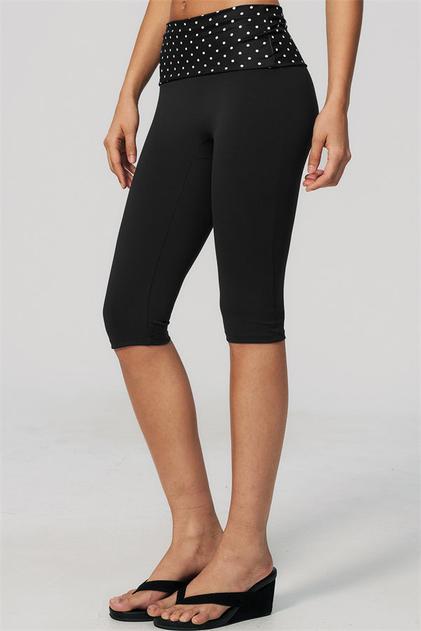 Conjunto de 2 piezas Enliven: sujetador deportivo y leggings capri