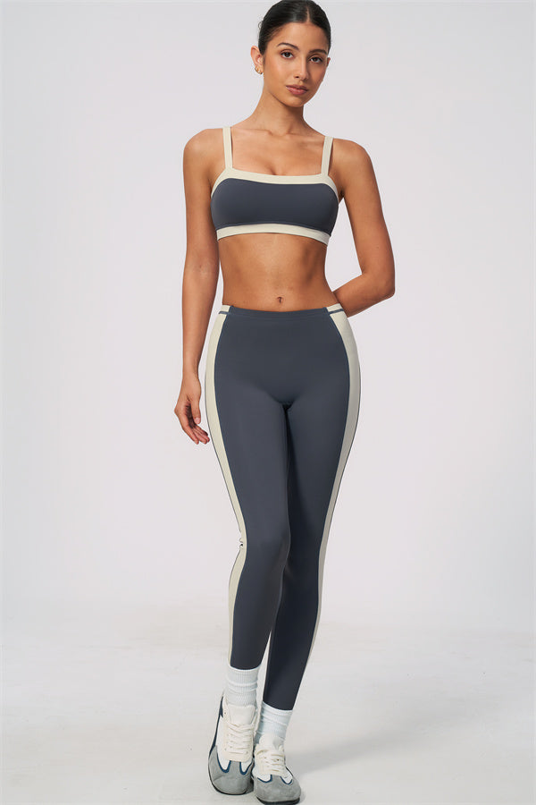 Ensemble 2 pièces Sandstone : brassière de sport et leggings
