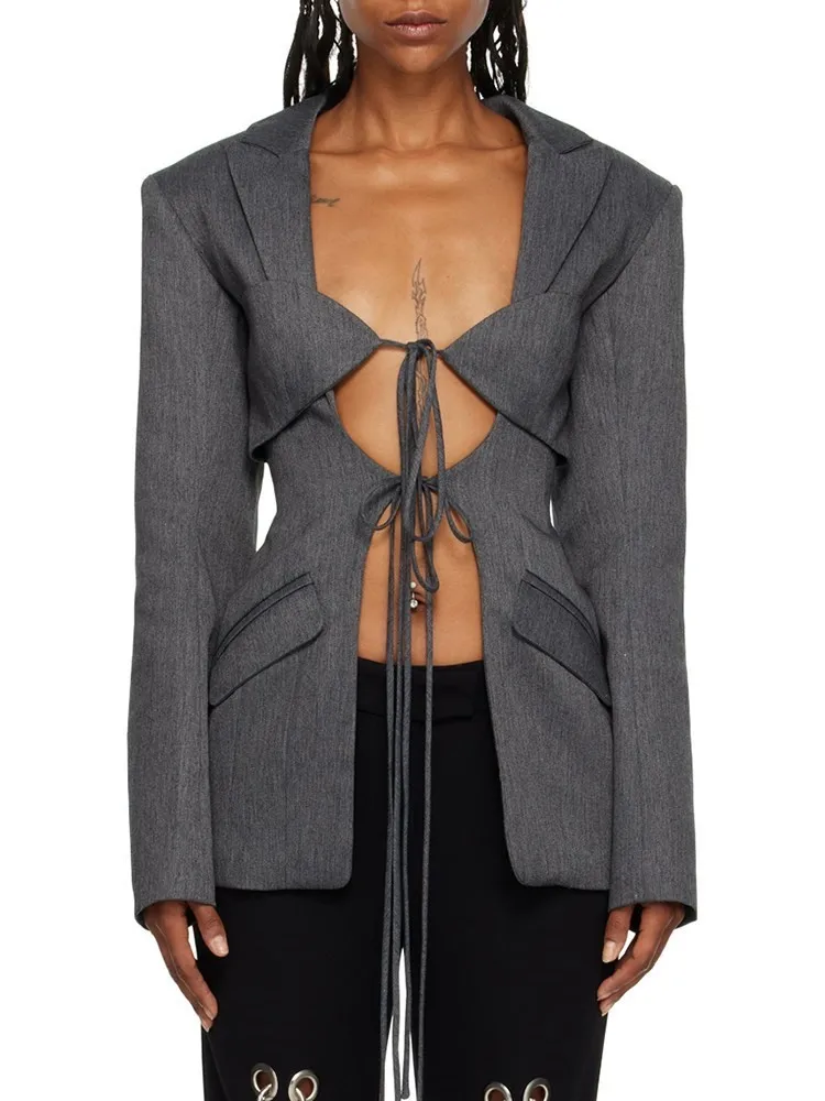 Blazer Lucia con cordones