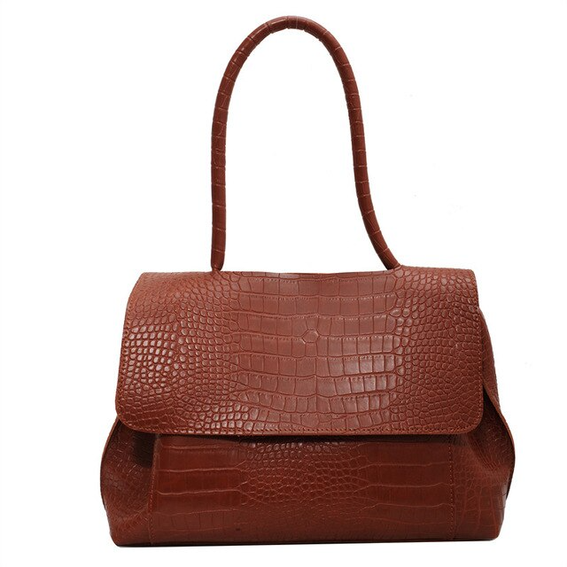 Bolso de cuero vegano de gran capacidad