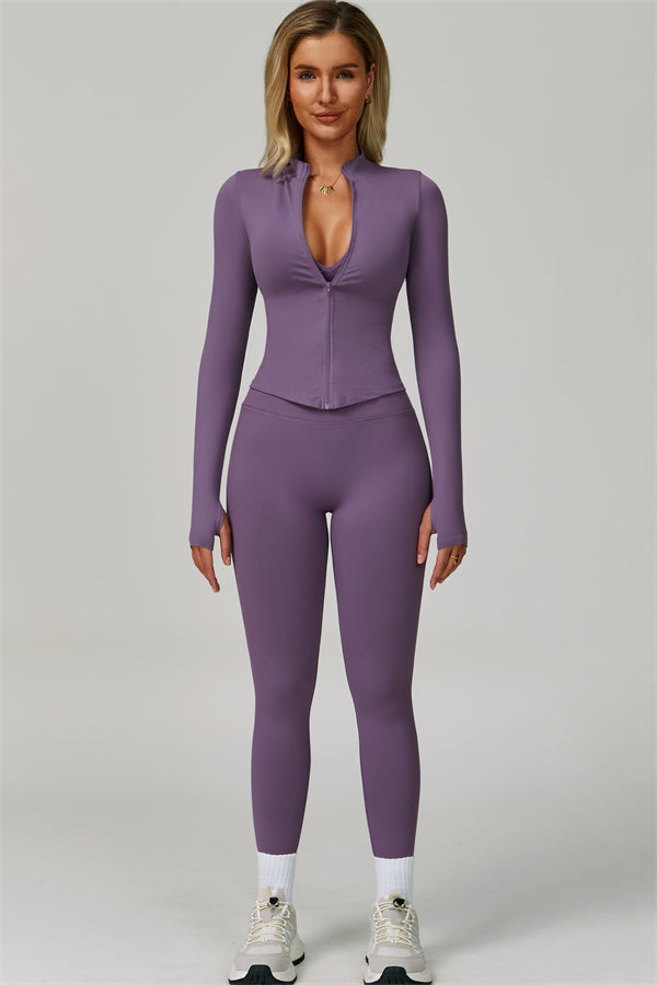 Empower 3-delige set: jasje, sportbeha en legging