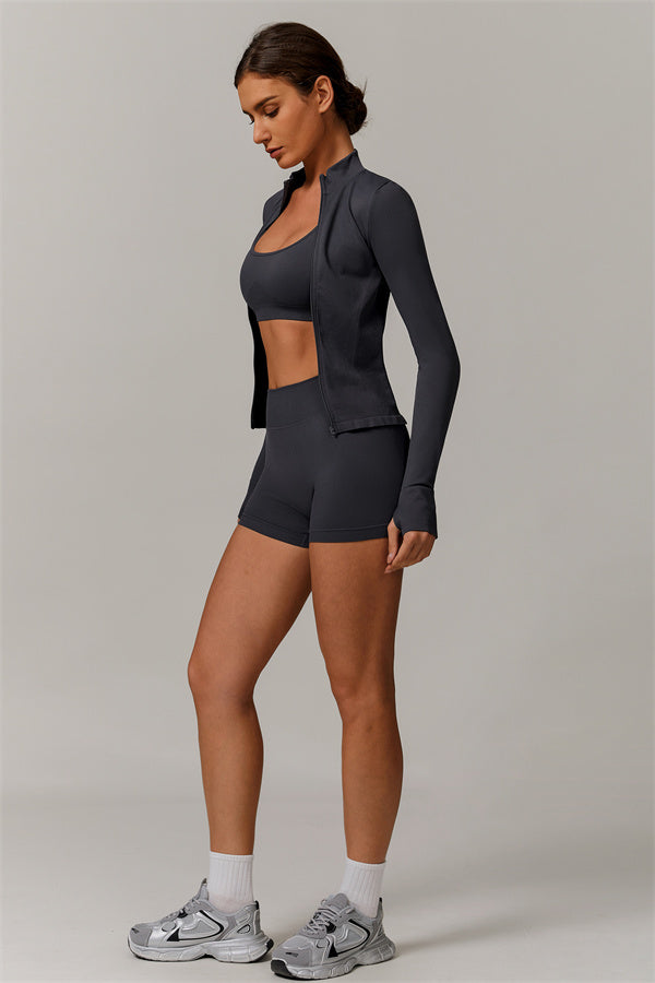 Conjunto Nova Luxe de 2 piezas: chaqueta y shorts