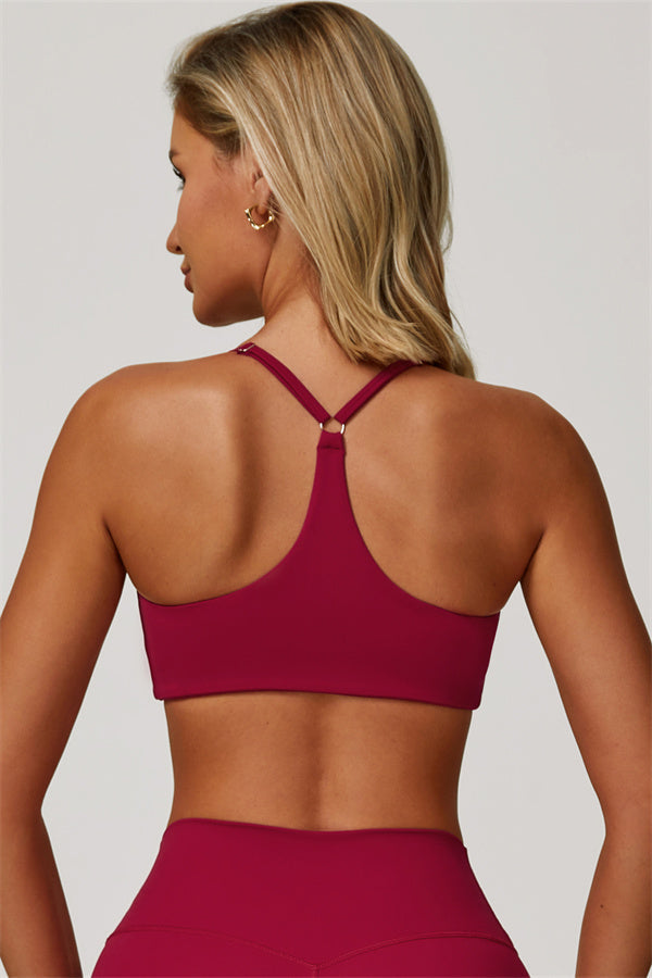 Conjunto Refresh de 2 piezas: sujetador deportivo y leggings acampanados