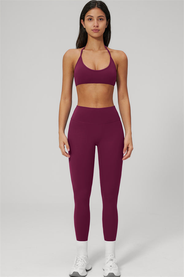 Conjunto de 2 piezas The Rapture: sujetador deportivo y leggings