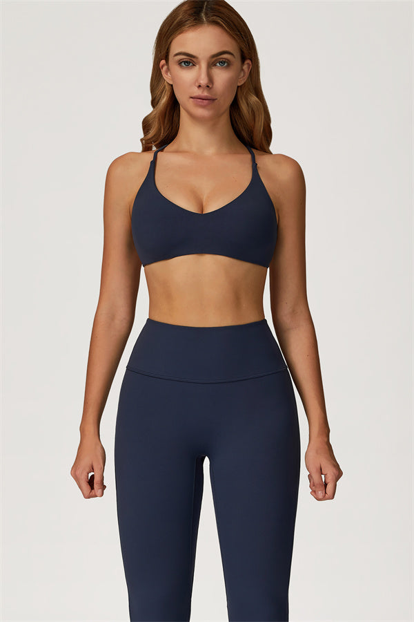 Lily 2-delige set met sport-bh en uitlopende legging