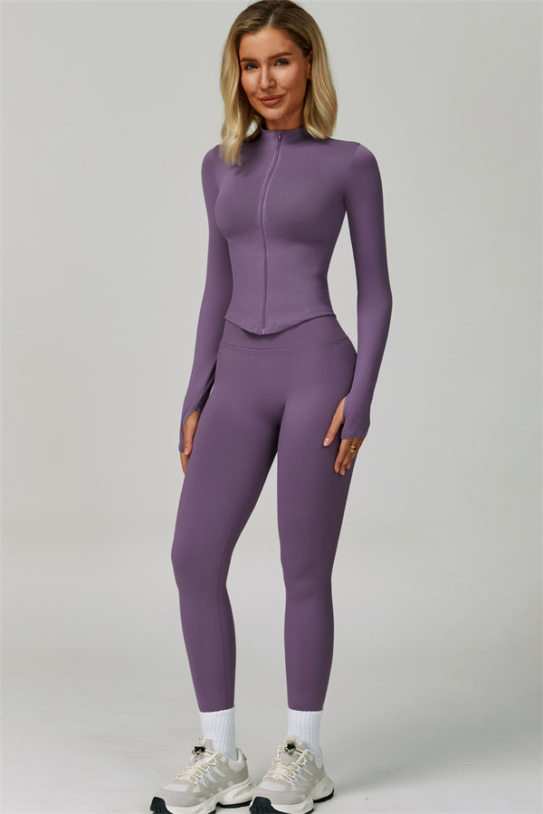 Conjunto Empower de 2 piezas: chaqueta y leggings