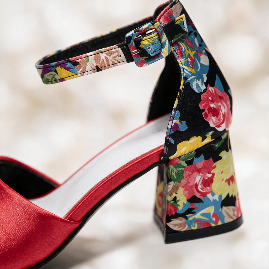 Tacones florales Klara May