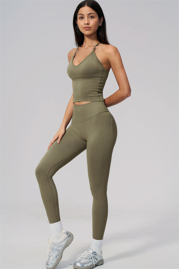 Camille 2-delige set van crop top en legging