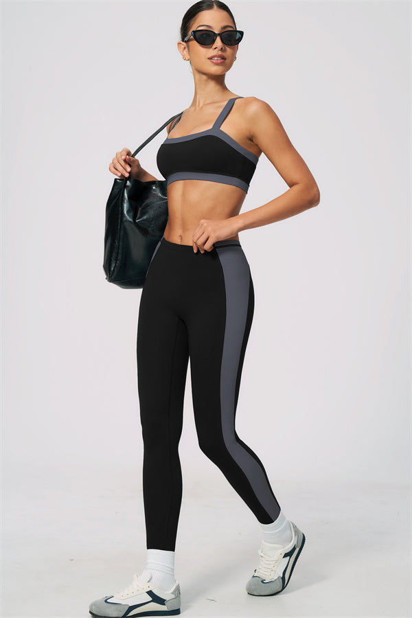 Ensemble 2 pièces Sandstone : brassière de sport et leggings