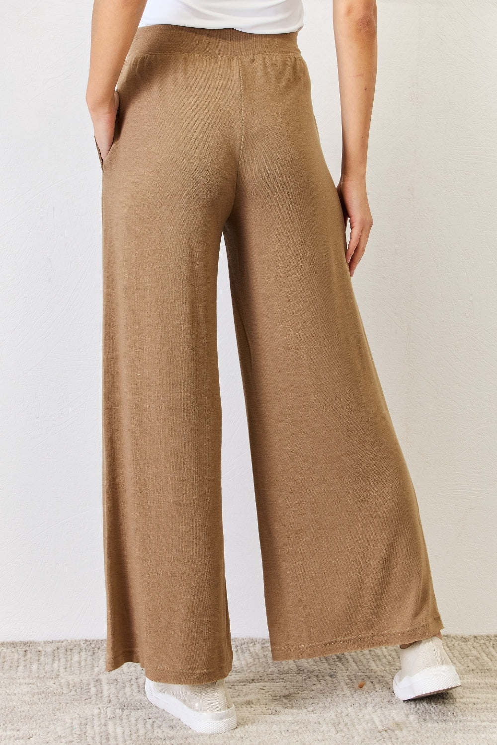 RISEN Pantalones de pierna ancha ultrasuaves