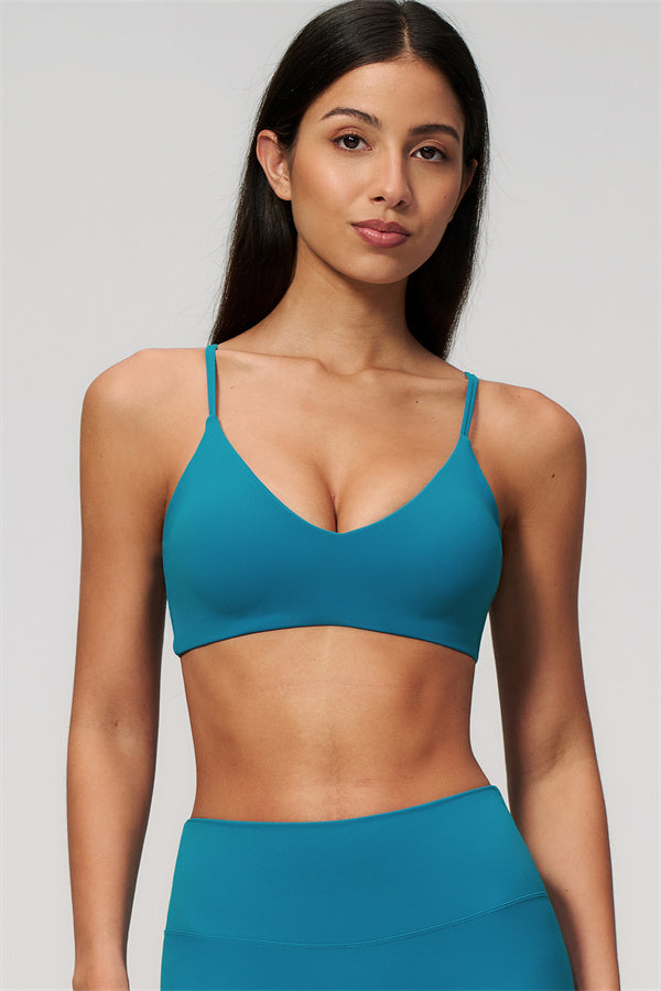 Conjunto de 2 piezas Zura: sujetador deportivo y leggings