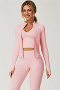Delight 3-piece set: jacket, sports bra, and leggings