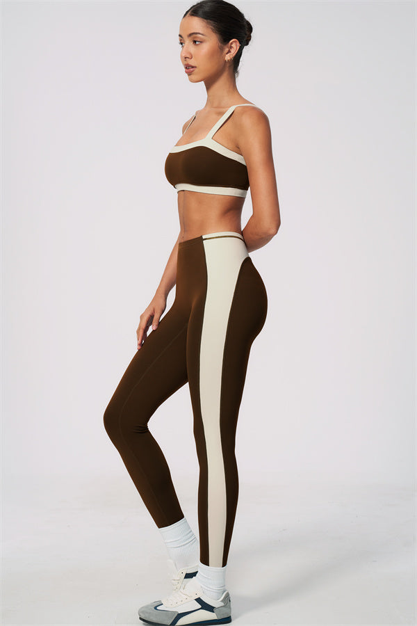 Ensemble 2 pièces Sandstone : brassière de sport et leggings