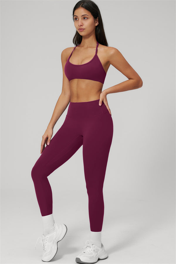 Conjunto de 2 piezas The Rapture: sujetador deportivo y leggings