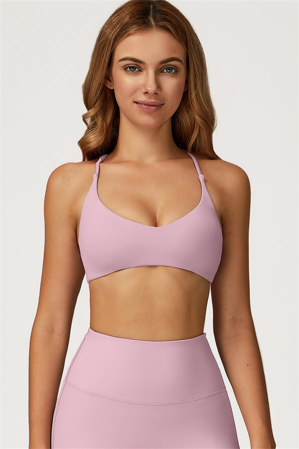 Lily 2-delige set met sport-bh en uitlopende legging