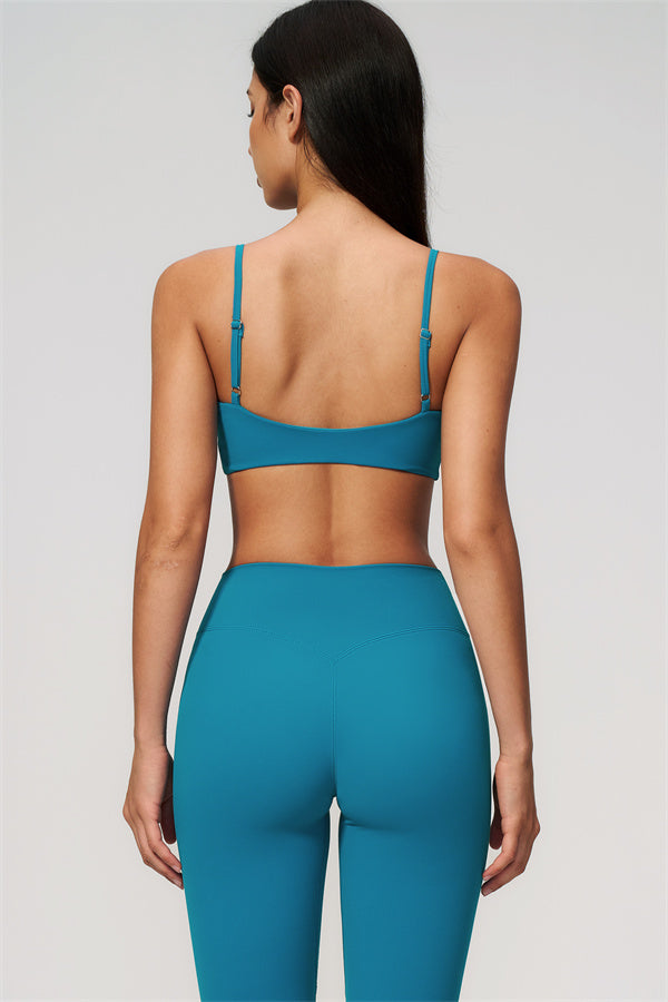 Conjunto de 2 piezas Zura: sujetador deportivo y leggings