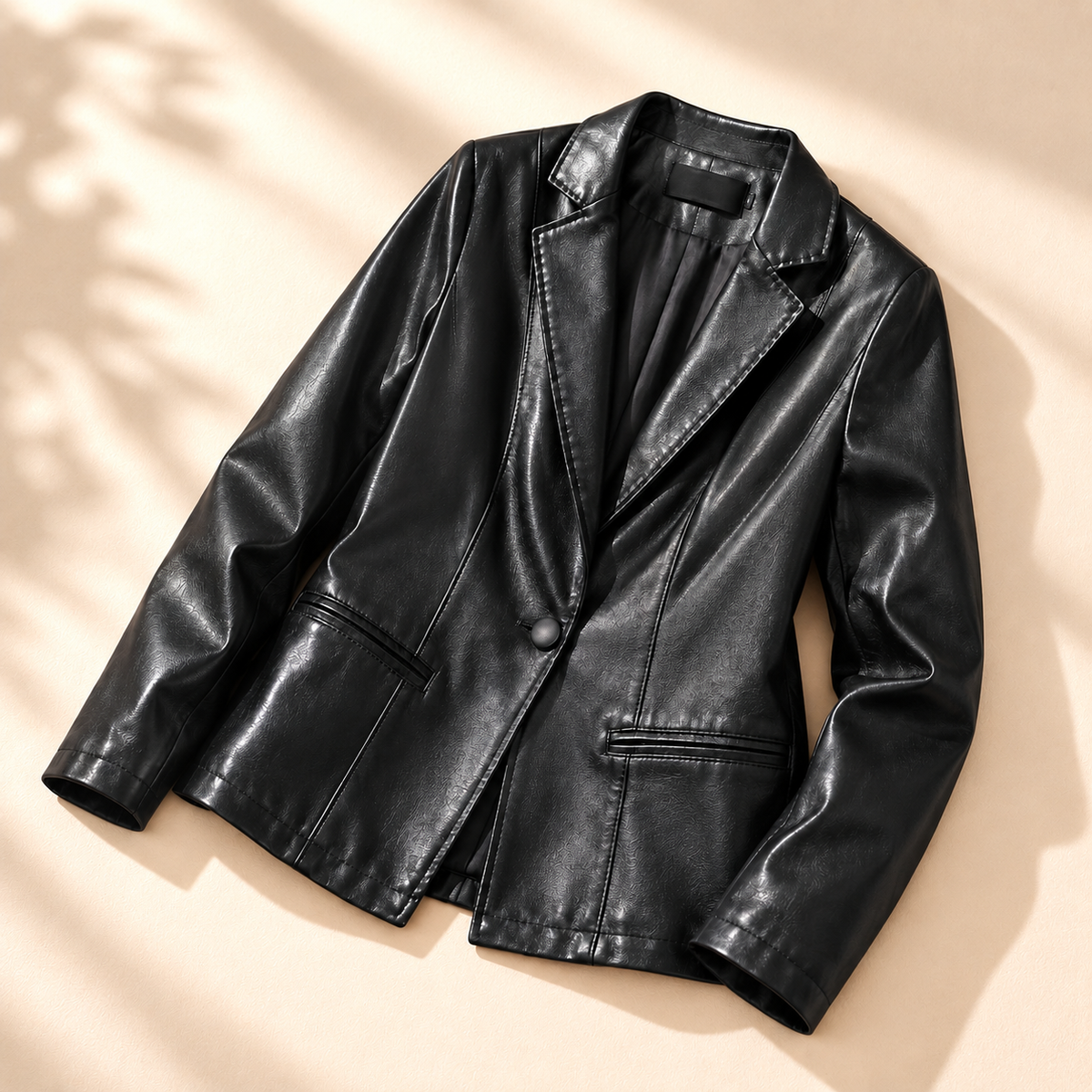 Blazer Harper de piel de cordero
