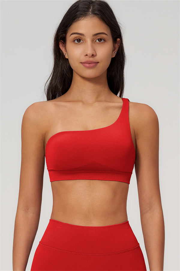Empower 2-delige set: sportbeha met één schouderband en legging
